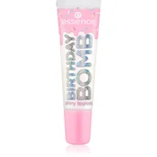 Błyszczyki do ust - Essence Birthday Bomb Shiny Lipgloss brokatowy błyszczyk do ust 01 Cake My Day! 10ml - miniaturka - grafika 1