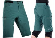Spodenki rowerowe - Spodenki rowerowe męskie z wkładką Mtb Leatt Trail 2.0 Teal XL - miniaturka - grafika 1