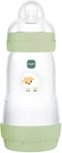Butelki dla niemowląt - MAM BABY BUTELKA ANTYKOLKOWA PERFECT START 260 UNISEX ZIELONA - miniaturka - grafika 1