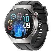 Smartwatch - Rubicon RNCF32S glukometr Czarny - miniaturka - grafika 1