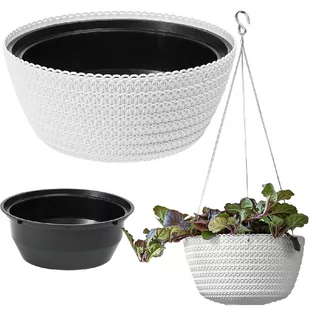 Misa wisząca JERSEY 300 - biały LA789-05 LAMELA - Donice - miniaturka - grafika 1