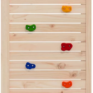 Domek ze zjeżdżalnią, huśtawkami i ścianką wspinaczkową, sosna Lumarko! - Place zabaw - miniaturka - grafika 11