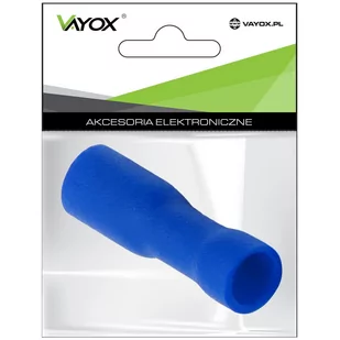 Konektor izolowany gniazdo 4,0/24,5mm niebieski/43-049# (opakowanie 5 szt) Vayox PAK. - Prostowniki samochodowe - miniaturka - grafika 1