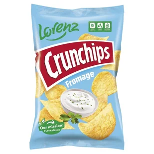 Crunchips - Chipsy ziemniaczane o smaku sera fromage - Chipsy - miniaturka - grafika 1