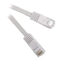 Patchcordy - MicroConnect RJ-45/RJ-45 kat.6 1m Biały V-UTP601W-FLAT - miniaturka - grafika 1