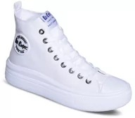 Trampki damskie - Lee Cooper, Trampki damskie MID, LCW-23-44-1627L, Białe, Rozmiar 41 - miniaturka - grafika 1
