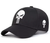Czapki i chusty sportowe męskie - Czapka z daszkiem Punisher Logo Frank Castle Czaszka Jon Bernthal prezent - miniaturka - grafika 1