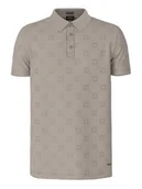 Koszulki męskie - JOOP! Polo 17 JJ-24Bartholo 30046986 Beżowy Modern Fit - miniaturka - grafika 1