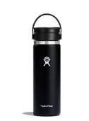 Butelki termiczne - Butelka termiczna Hydro Flask 20 Oz Wide Mouth Flex Sip Lid (591 ml) - black - miniaturka - grafika 1
