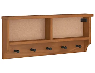 Wieszak ścienny drewno akacjowe L3-C70 - Wieszaki i stojaki Wieszak ścienny drewno akacjowe L3-C70 - Wieszaki i stojaki - miniaturka - grafika 1