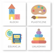 Etykiety do drukarek - etykiety naklejki zabawki na Ikea Trofast 36szt - miniaturka - grafika 1