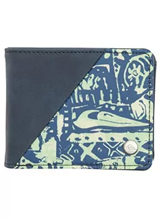 Portfele - Quiksilver Męski Sideswipe akcesoria podróżne Bi-Fold portfel, zielony Paradise Green, M, Paradise Green, m - grafika 1