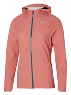 Kurtki i kamizelki sportowe damskie - Mizuno Kurtka w kolorze pomarańczowym do biegania - miniaturka - grafika 1