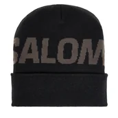 Czapki narciarskie - Czapka Salomon Hermitage LC2152900 Czarny - miniaturka - grafika 1