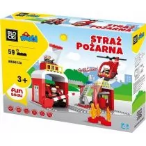 Blocki Klocki Blocki Straż Pożarna 59el ICOM179 - Klocki - miniaturka - grafika 1