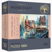 Puzzle - Puzzle drewniane 1000 el. Nowy Jork kolaż Trefl - miniaturka - grafika 1