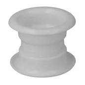 Akcesoria do drzwi - Tuleja wentylacyjna drzwiowa 40 mm biała - miniaturka - grafika 1