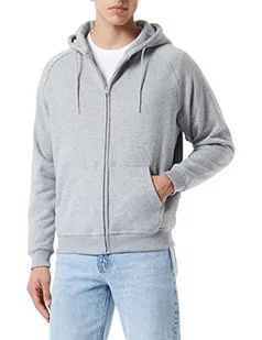 Urban Classics Męska bluza z kapturem z zamkiem błyskawicznym - Bluzy męskie - miniaturka - grafika 1