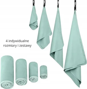 DUŻE RĘCZNIKI SZYBKOSCHNĄCE 70x140 MIKROFIBRA PLAŻOWE BASEN 2 sztuki MORAJ - Ręczniki - miniaturka - grafika 1