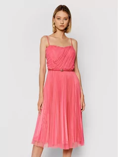Sukienki - Rinascimento Sukienka koktajlowa CFC0103673003 Różowy Regular Fit - grafika 1