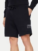 Spodenki męskie - Tommy Hilfiger Szorty sportowe Flag Logo Badge MW0MW36145 Granatowy Regular Fit - miniaturka - grafika 1