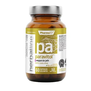 PHARMOVIT Pharmovit Herballine Paravitol 60 k wsparcie jelit PH0085 - Suplementy naturalne - miniaturka - grafika 1