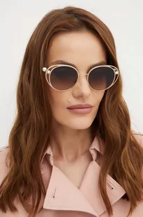 Jimmy Choo okulary przeciwsłoneczne damskie kolor czarny 0JC4003HB - Okulary przeciwsłoneczne - miniaturka - grafika 1