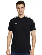 Koszulki męskie - adidas adidas Koszulka polo męska Czarny M GM7367 - miniaturka - grafika 1