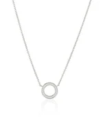 Naszyjniki - THOMAS SABO Thomas Sabo damski łańcuszek ke1650  051  14 srebro wysokiej próby cyrkonia biała Kolor srebrny, biały KE1650-051-14-L45v - miniaturka - grafika 1