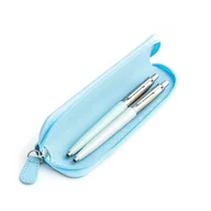 Zestawy piśmiennicze - Zestaw prezentowy długopis Parker Jotter Originals Pastelowy Niebieski i Perłowy z niebieskim etui - miniaturka - grafika 1