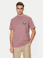 Koszulki męskie - Quiksilver T-Shirt Landscapes EQYZT07917 Fioletowy Regular Fit - miniaturka - grafika 1