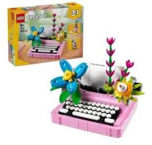 LEGO 31169 Creator 3w1 Maszyna do pisania z kwiatami - Klocki - miniaturka - grafika 2