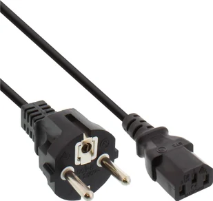 kabel sieciowy 40er Bulk-Pack InLine®, zabezpieczenie zgodne z testem IEC. C13, 1,5 m - Kable miedziane - miniaturka - grafika 1