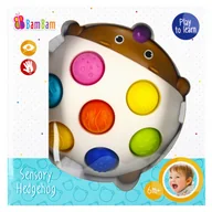 Zabawki sensoryczne - Zabawka sensoryczna Jeżyk 6m+ BamBam Uniwersalny - miniaturka - grafika 1