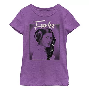 Star Wars Koszulka dziewczęca nieustraszona, Fioletowa jagoda, M - Koszulki dla dziewczynek - miniaturka - grafika 1