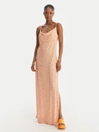 Sukienki - Roxy Sukienka letnia Semi Tropic ERJWD03912 Pomarańczowy Regular Fit - miniaturka - grafika 1