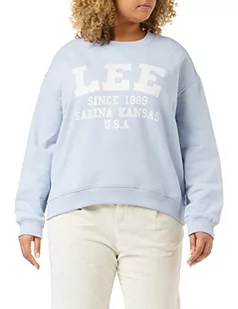 Lee Bluza damska, niebieska (Shy Blue), rozmiar S - Bluzy damskie - miniaturka - grafika 1