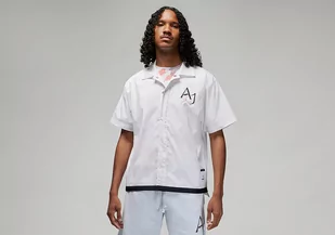 Nike Air Jordan Sport Dna Statement Short Sleeve Top White - Koszulki męskie - miniaturka - grafika 1