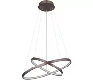 Lampy sufitowe - Globo 67192-42BR - LED Żyrandol ściemnialny na lince RALPH 2xLED/21W/230V brązowy - miniaturka - grafika 1