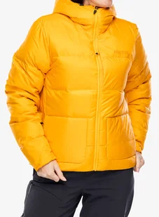 Kurtka puchowa damska Marmot Guides Down Hoody - golden sun - Kurtki damskie - miniaturka - grafika 1