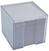 Notesy i bloczki - Kostka papierowa w kubiku 83 x 83 mm x 7 cm 2942-KUBIK 2942-KUBIK-B, Wkład: Kartki białe - miniaturka - grafika 1