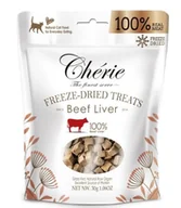 Przysmaki dla kotów - Cherie Liofilizowane kawałki mięsa WĄTROBA WOŁOWA 30g - miniaturka - grafika 1