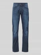 Spodnie męskie - Jeansy o kroju tapered fit z 5 kieszeniami model ‘Lyon’ - miniaturka - grafika 1