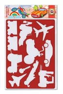 Przybory szkolne - Koh-I-Noor szablon, Pojazdy - miniaturka - grafika 1