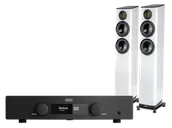 Zestawy stereo - Hegel H150 (czarny) + Vela FS407.2 (biały) - miniaturka - grafika 1