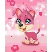 Malowanie po numerach - Twoje Hobby Malowanie po numerach. Mały szczeniaczek 40 x 50 cm - miniaturka - grafika 1