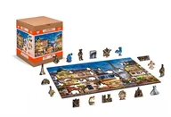 Puzzle - Wooden City Wooden City Puzzle drewniane 3D Śniadanie w Paryżu Breakfast in Paris L FR0004-L - miniaturka - grafika 1