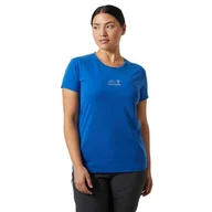 Koszulki i topy damskie - Helly Hansen Damska koszulka W Skog z Recycled Graphic - Cobalt 2.0, L - miniaturka - grafika 1
