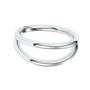 Kolczyk PIERCING Clicker Srebrny podwójny Helix Conch Stal 316L 1,2/10 - Kolczyki - miniaturka - grafika 1