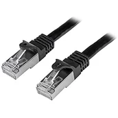 Kable miedziane - StarTech.com 3 m Cat6 kabel sieciowy - ekranowany (SFTP) Snagless Gigabit kabel krosowy - czarny - miniaturka - grafika 1
